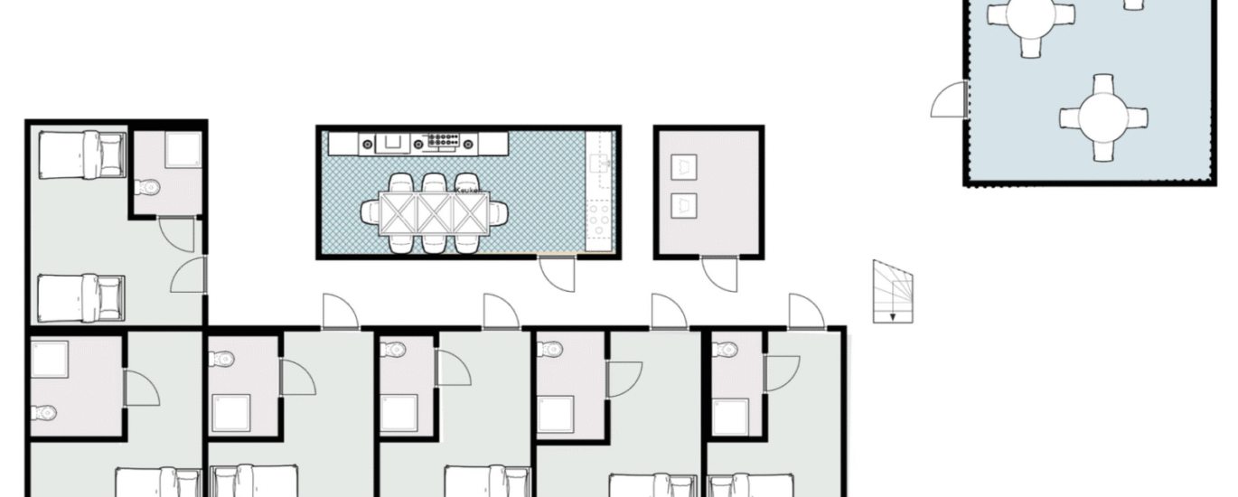 12P, 6x shower, kitchen fast wifi  Bed and Coffee Main Image